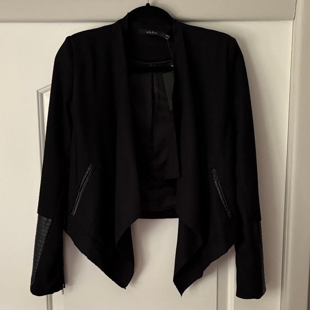 Black Waterfall Blazer